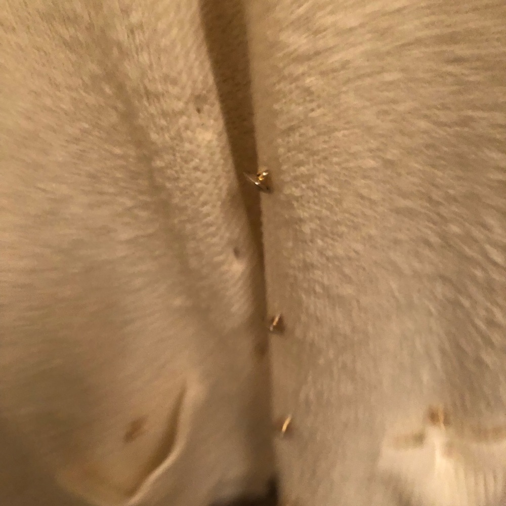 Cream Button-Up Cardigan - Picture 3 of 6